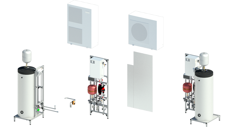 Конструктор блочно-модульной котельной HeatPumpBox-1 в Республике Калкымия